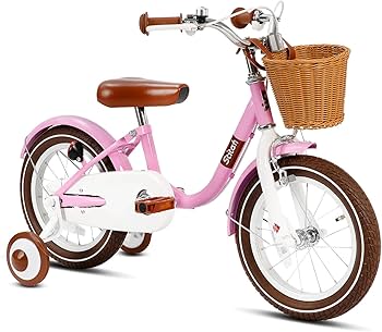 子供用自転車 ピンク 前カゴ付き　補助輪あり 楽天市場】子供用自転車 14インチ 子ども自転車 折りたたみ